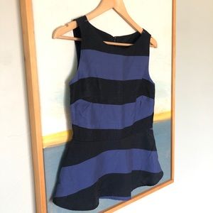 NWT Banana Republic Stripped Peplum Top